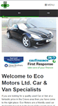 Mobile Screenshot of ecomotors.co.uk